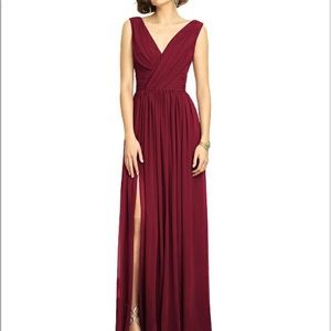 Dessy Collection Style 2894 color BURGUNDY size 18